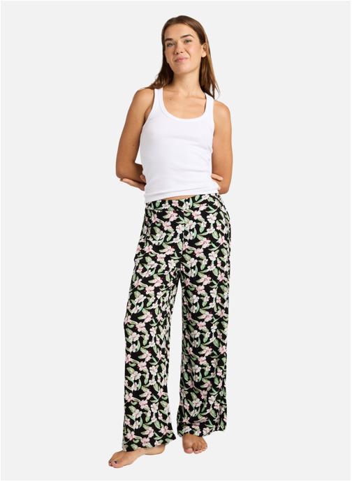 Roxy Pantalons droit Midnight Avenue Crepe femme noir