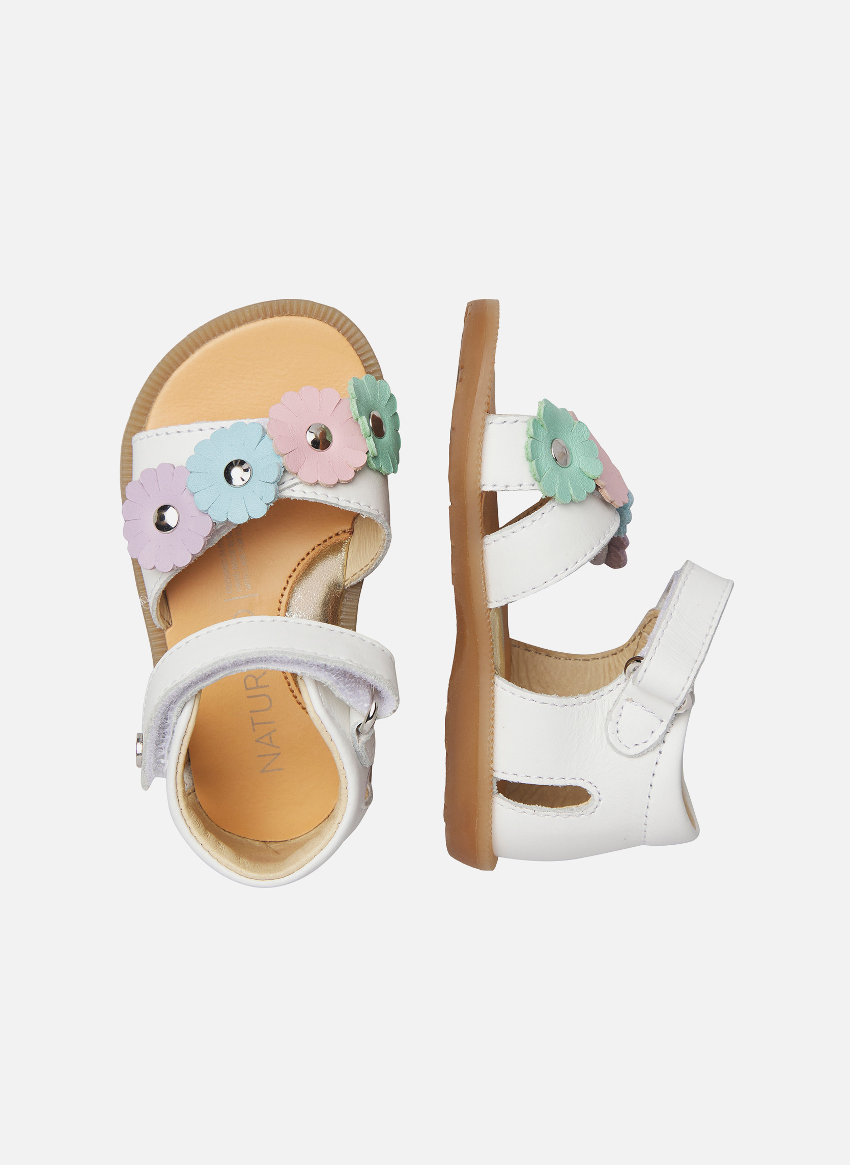 Sandales Sandales TAZOA Blanc-Multicolore fille multicolore Naturino Sandales Sandales TAZOA Blanc-Multicolore fille multicolore Multicouleur