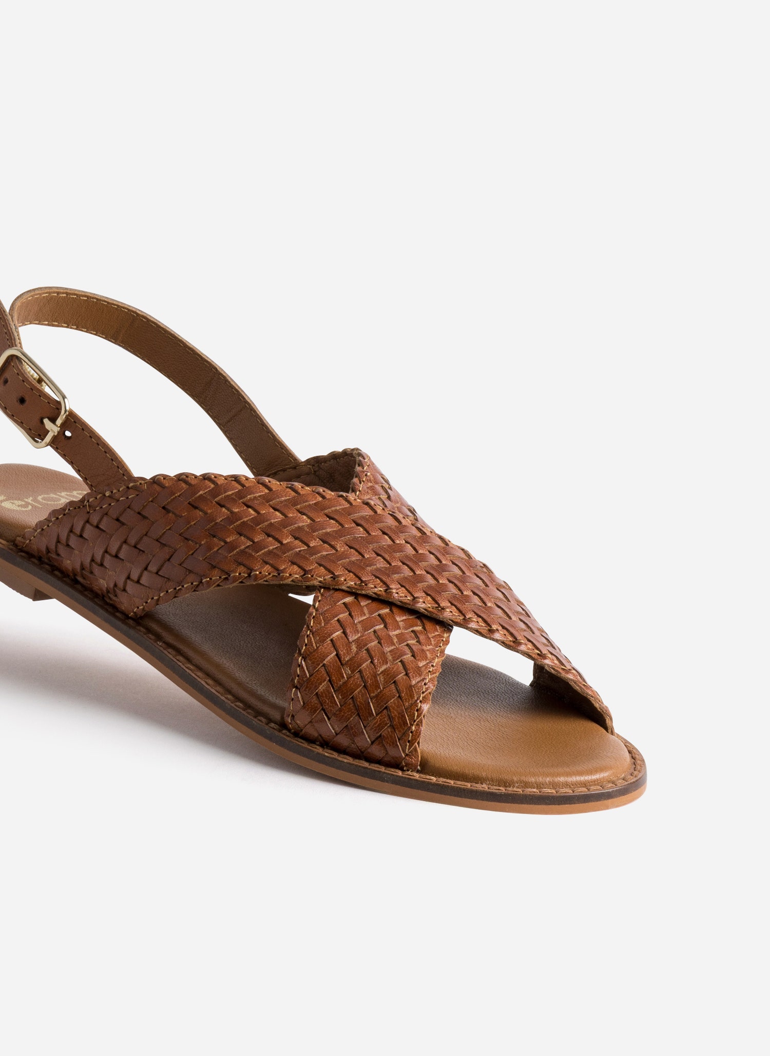 Sandales SAVANAH femme marron Eram Sandales SAVANAH femme marron Cognac