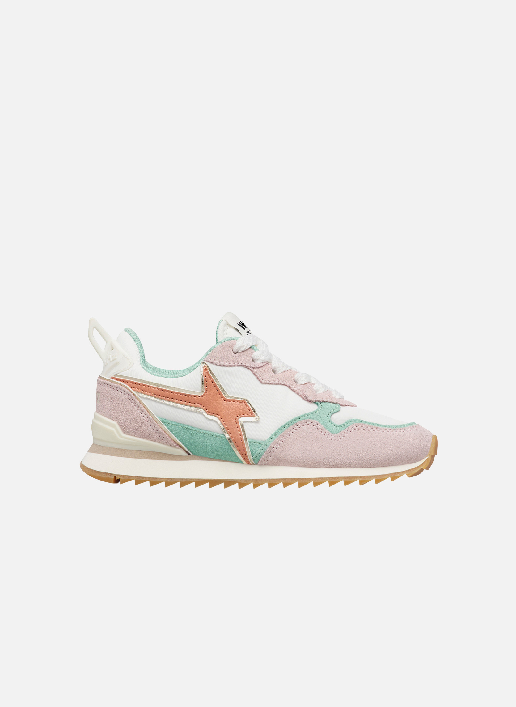 Baskets basses Sneakers JET-J. Gris tourterelle-Blanc garçon rose W6YZ Baskets basses Sneakers JET-J. Gris tourterelle-Blanc garçon rose Rose clair