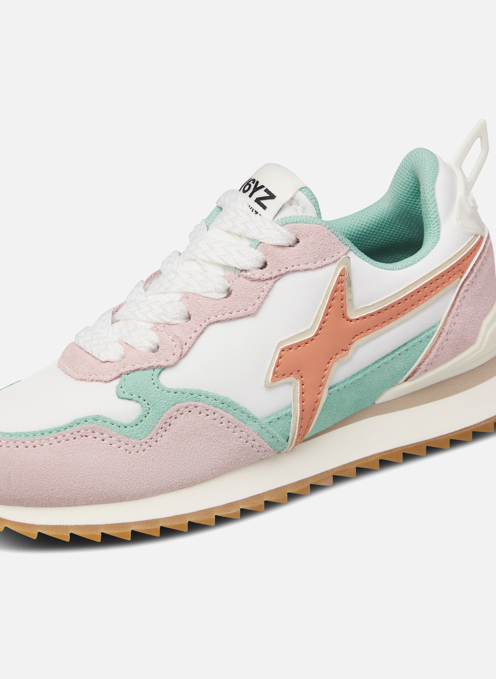 Baskets basses Sneakers JET-J. Gris tourterelle-Blanc garçon rose W6YZ Baskets basses Sneakers JET-J. Gris tourterelle-Blanc garçon rose Rose clair