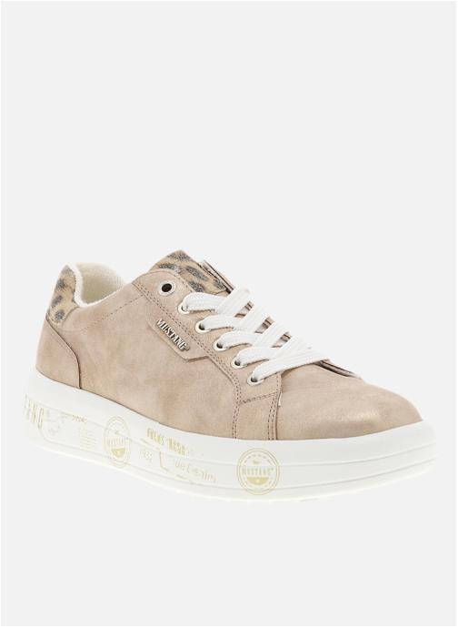 Mustang shoes Baskets basses Sneakers talon plat femme - Jaune femme jaune
