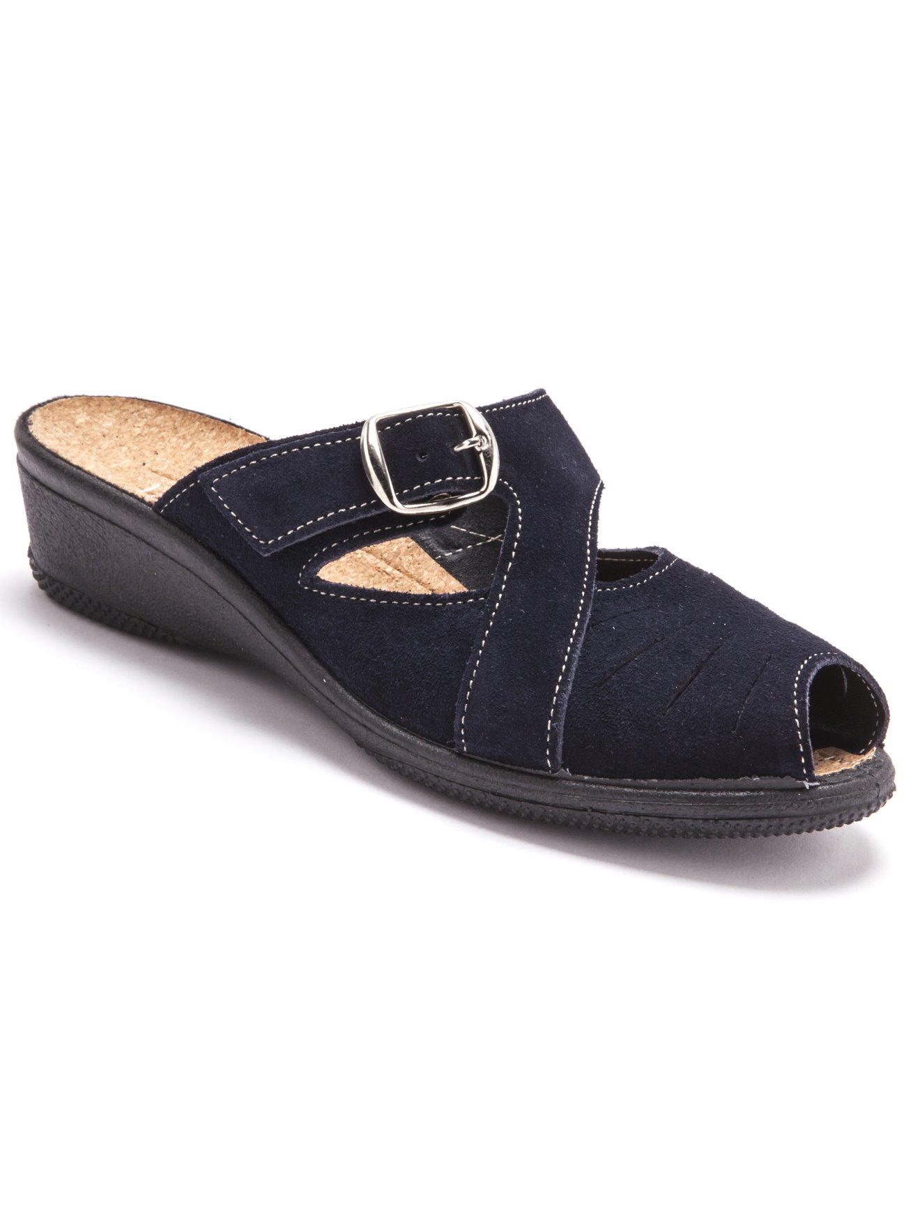 Mules MULES femme bleu Pediconfort Mules MULES femme bleu Bleu marine