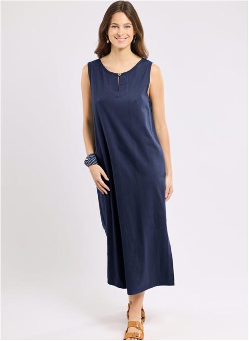 Armor Lux Robes Robe 74903 silver pine femme bleu