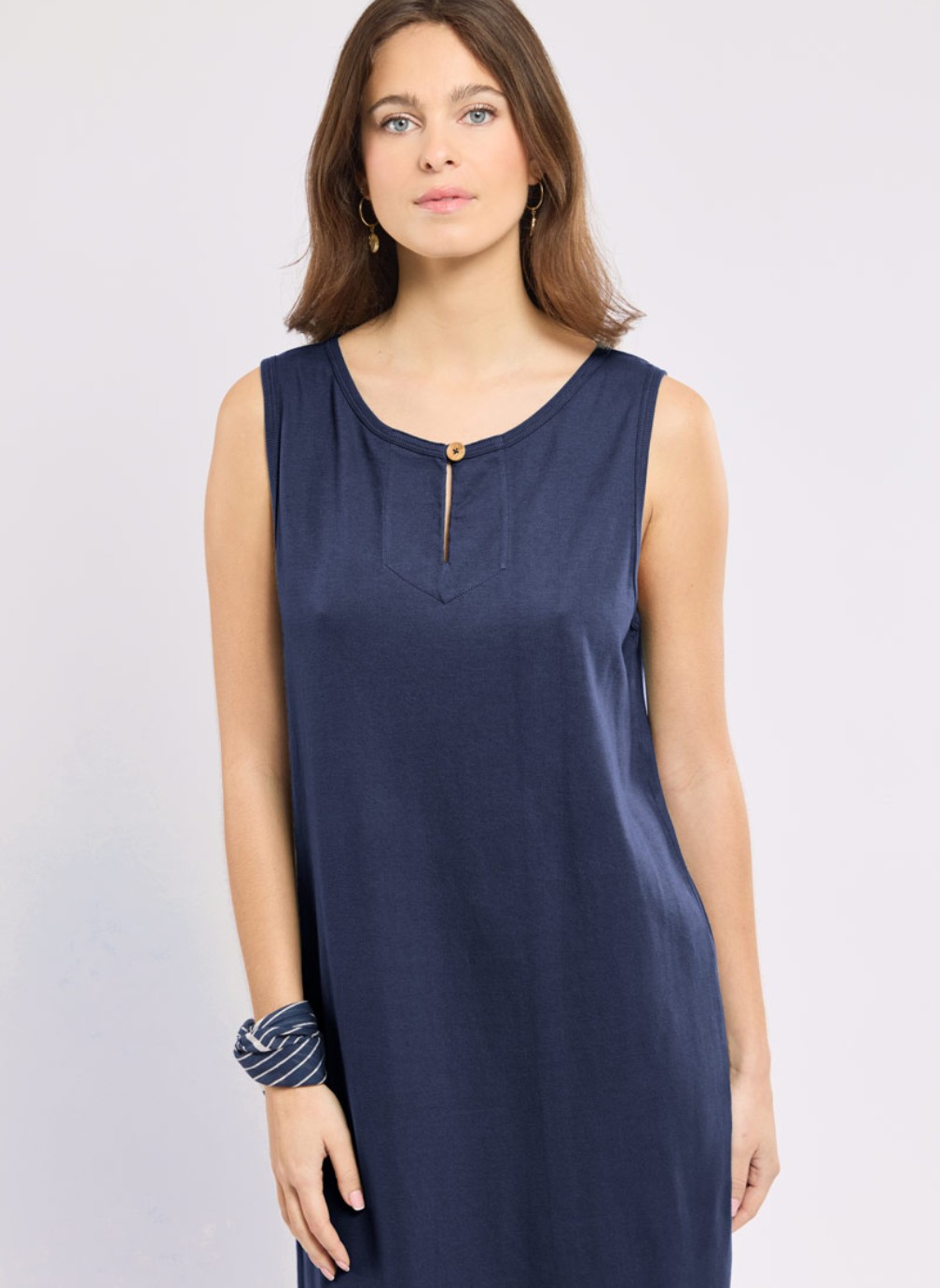 Robes Robe 74903 silver pine femme bleu Armor Lux Robes Robe 74903 silver pine femme bleu Bleu marine