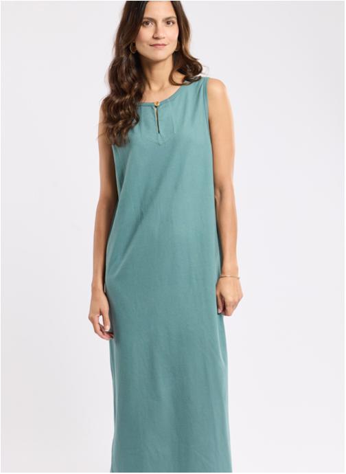 Armor Lux Robes Robe 74903 silver pine femme vert