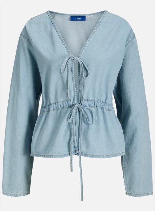 JJXX Chemises Chemisier coton femme bleu
