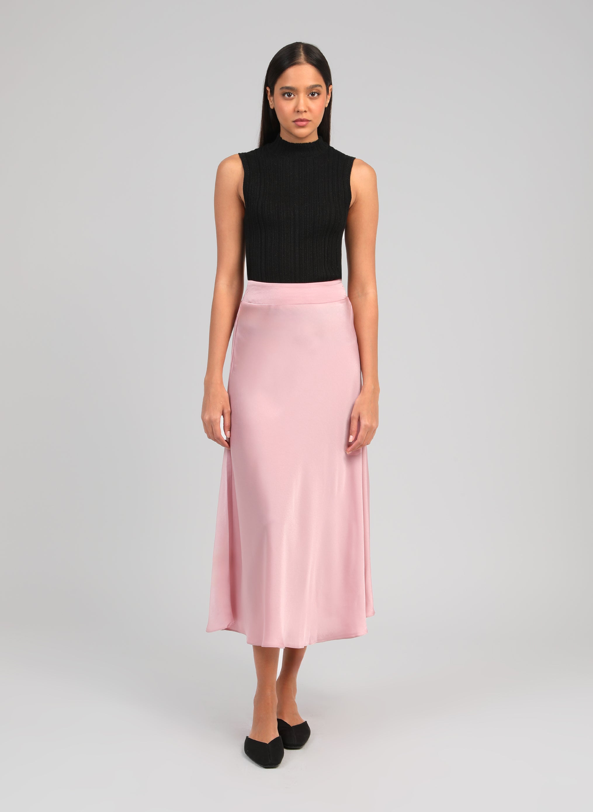 Jupes mi-longues JUPE LONGUE JAKIA rose femme rose An'ge Jupes mi-longues JUPE LONGUE JAKIA rose femme rose Rose