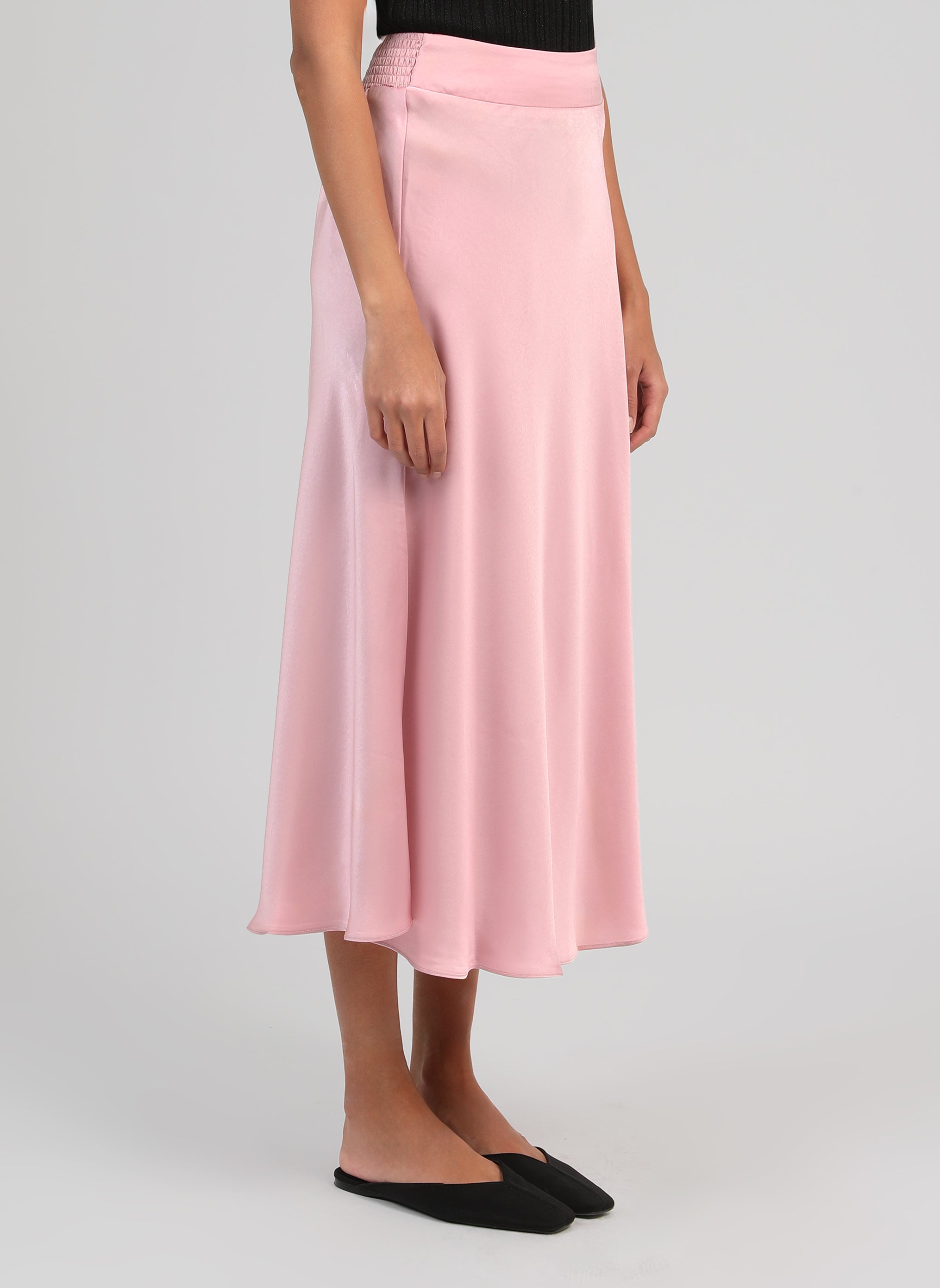 Jupes mi-longues JUPE LONGUE JAKIA rose femme rose An'ge Jupes mi-longues JUPE LONGUE JAKIA rose femme rose Rose