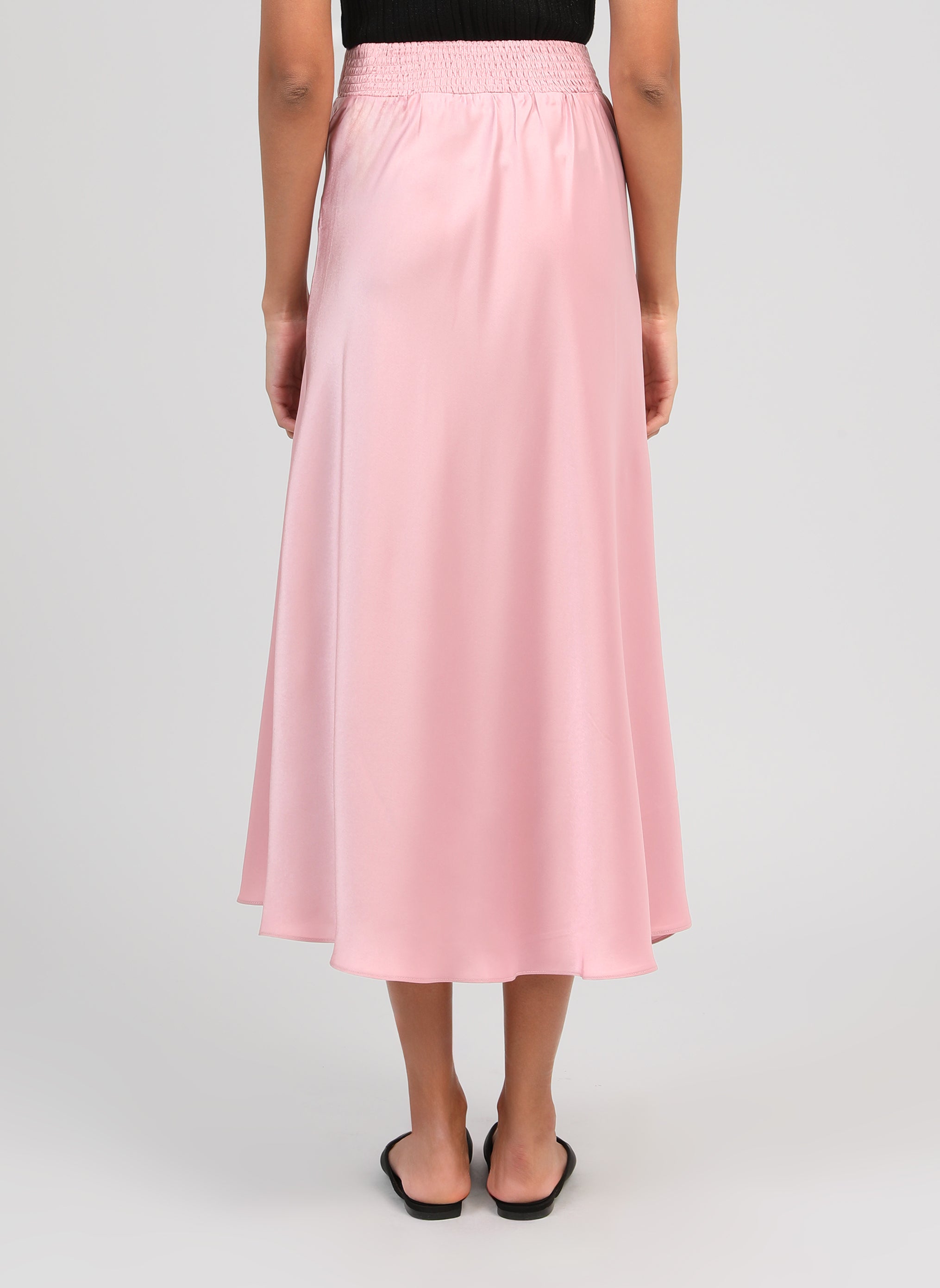 Jupes mi-longues JUPE LONGUE JAKIA rose femme rose An'ge Jupes mi-longues JUPE LONGUE JAKIA rose femme rose Rose