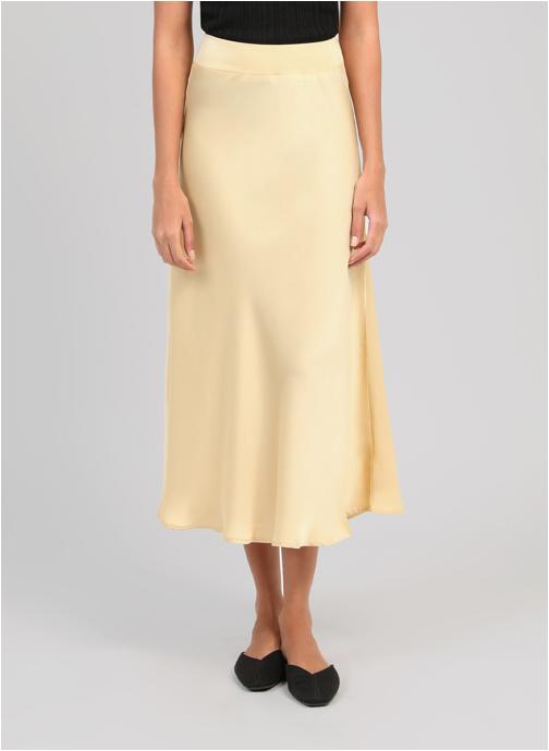 An'ge Jupes mi-longues JUPE LONGUE JAKIA jaune femme jaune