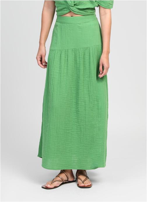 An'ge Jupes mi-longues JUPE MIDI RITHA vert femme vert
