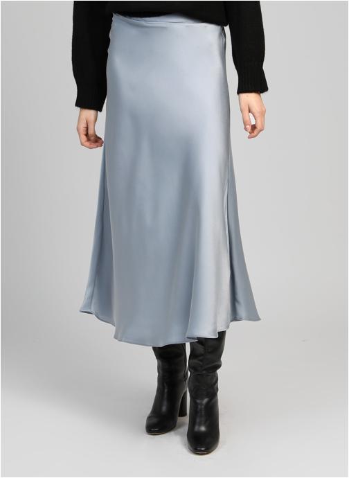 An'ge Jupes mi-longues JUPE LONGUE JAKIA ciel femme bleu
