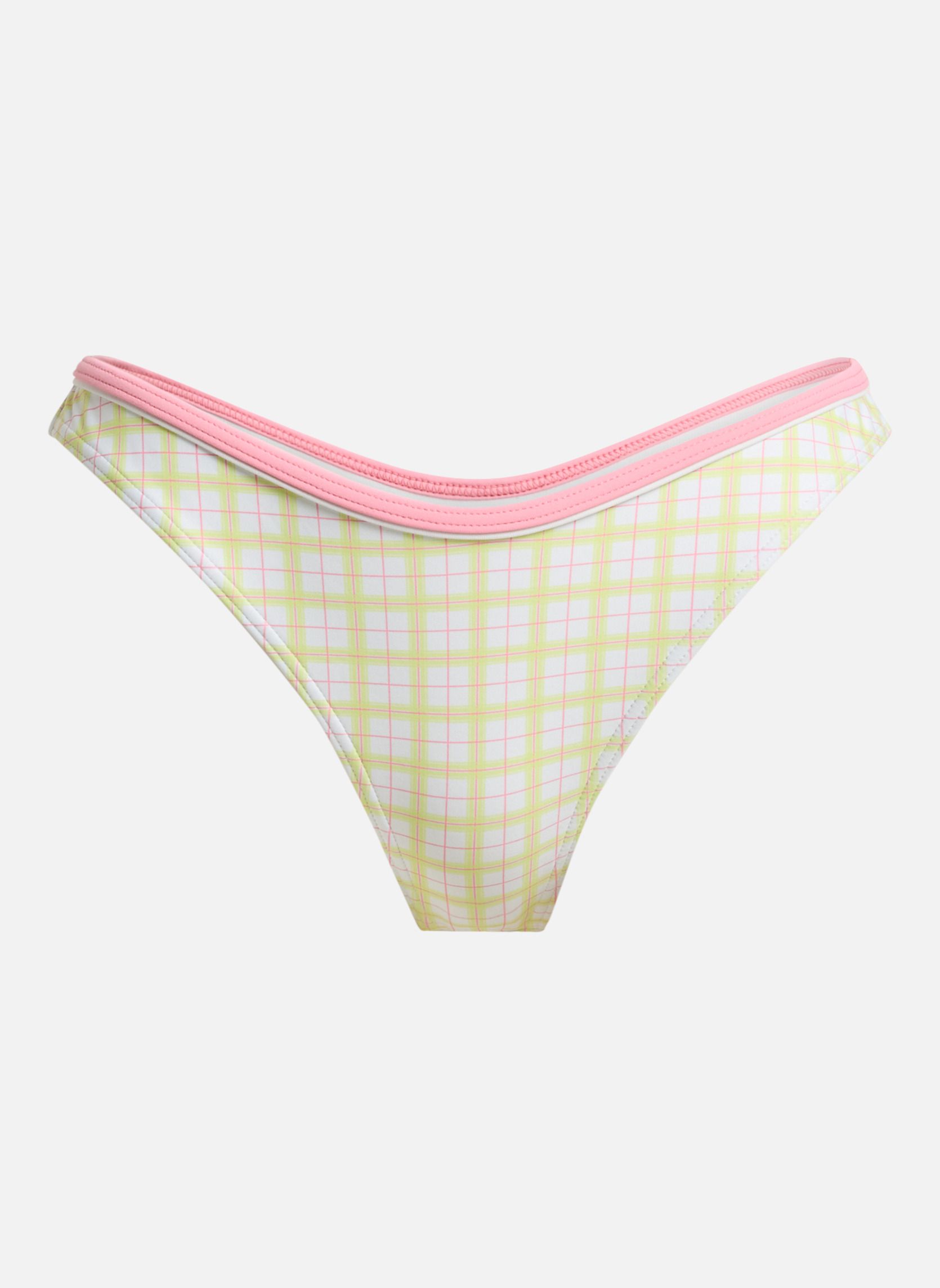 Bas de maillot culotte The Swell High Leg Tanga femme blanc Roxy Bas de maillot culotte The Swell High Leg Tanga femme blanc Blanc