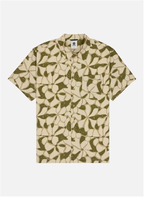 Element Chemises Peace Camo homme beige