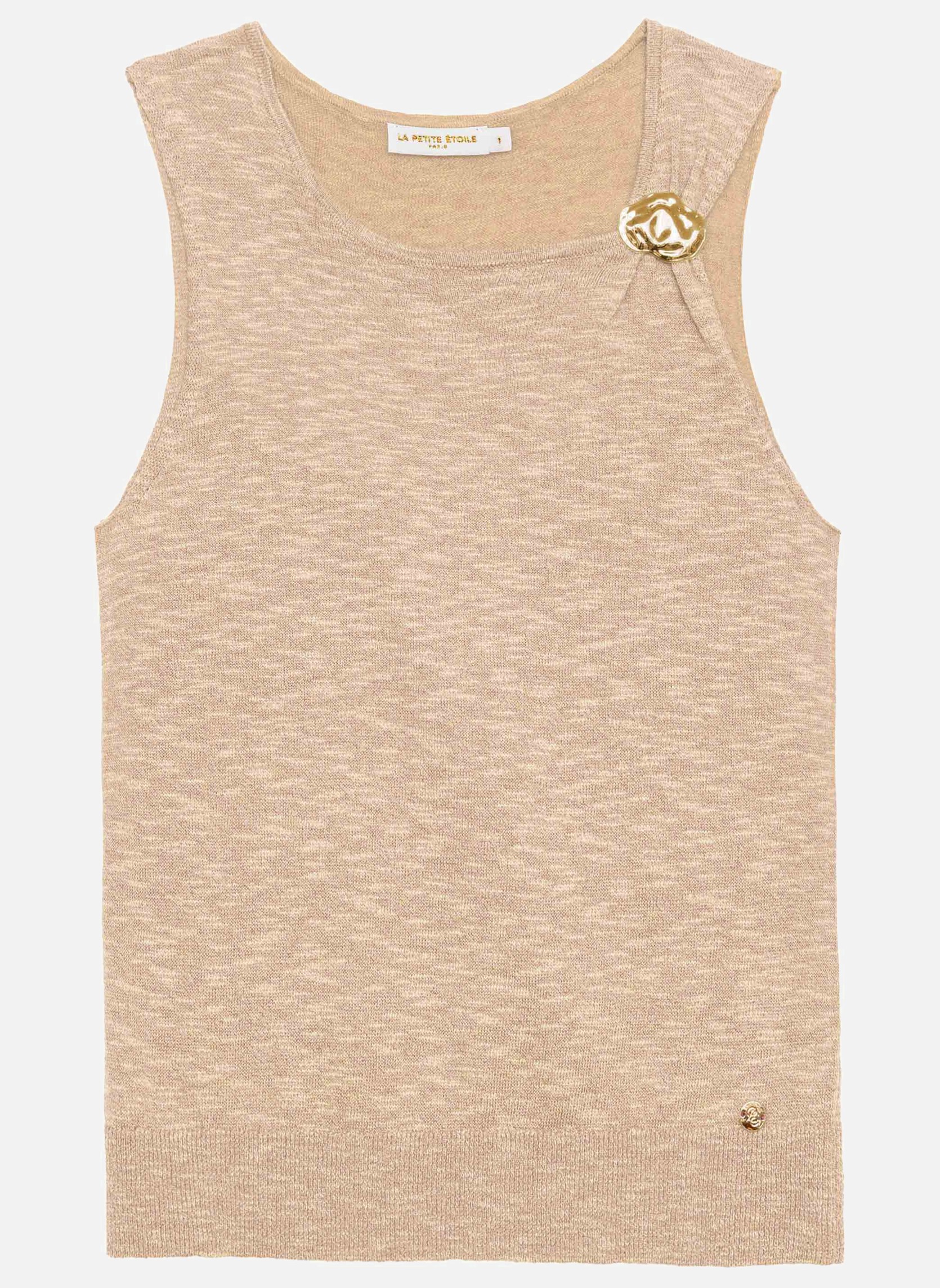 Débardeurs Débardeur - MINN - 39-blush femme beige La Petite Etoile Débardeurs Débardeur - MINN - 39-blush femme beige Beige