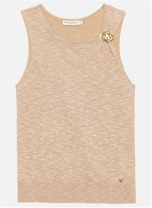 La Petite Etoile Débardeurs Débardeur - MINN - 39-blush femme beige