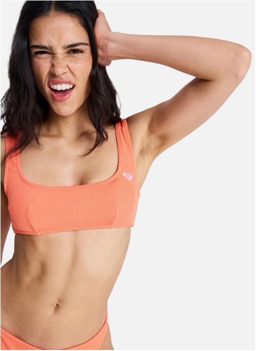 Roxy Hauts de maillot balconnet Roxy Sunshine Bralette femme orange