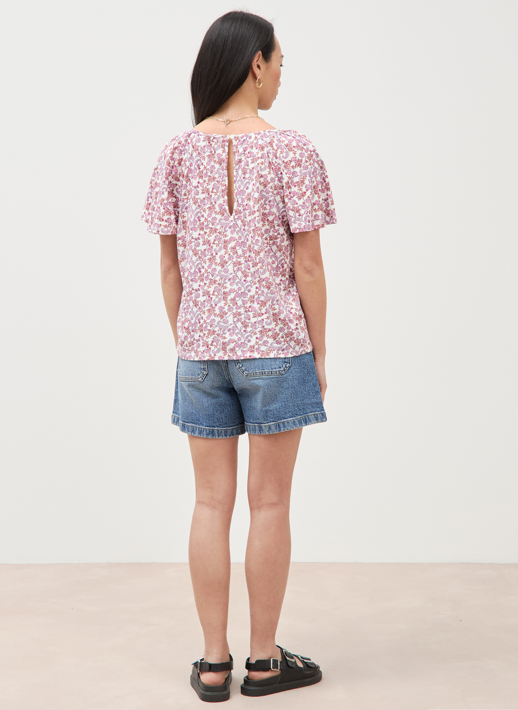 Tee-shirts ALLOVERCOUF femme rose Bonobo Tee-shirts ALLOVERCOUF femme rose Rose