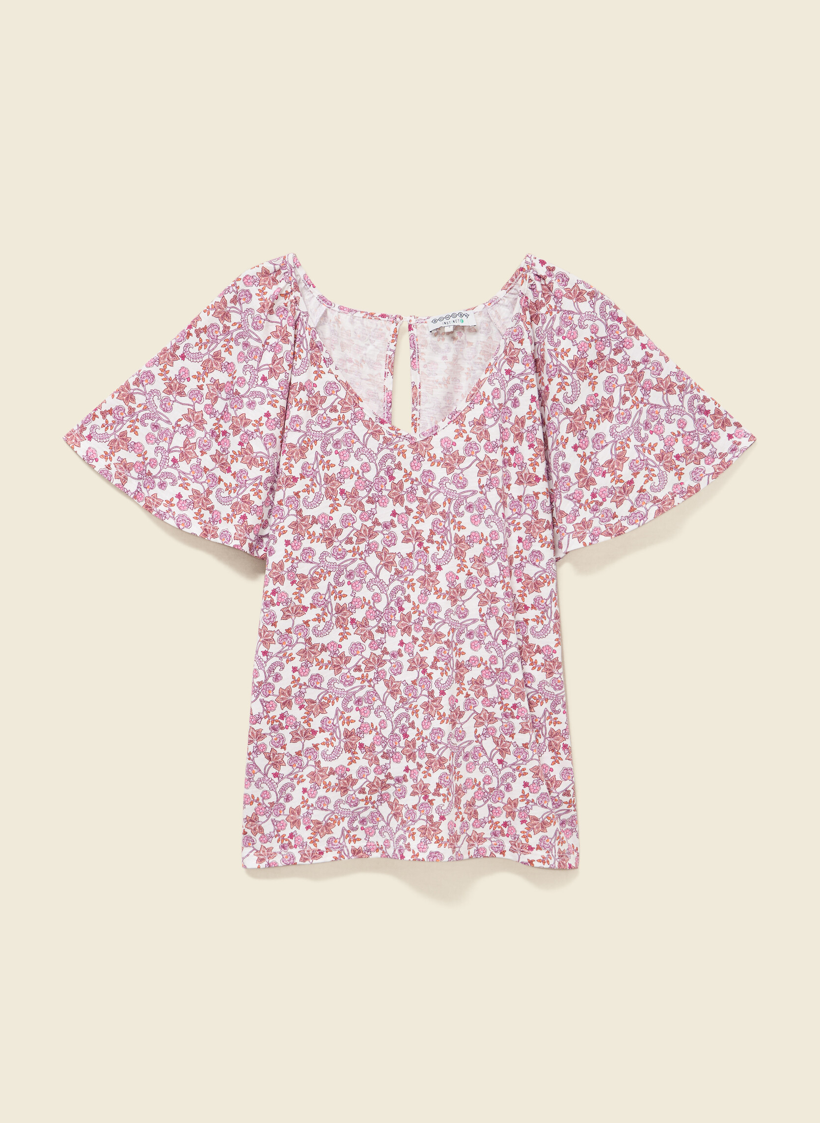 Tee-shirts ALLOVERCOUF femme rose Bonobo Tee-shirts ALLOVERCOUF femme rose Rose