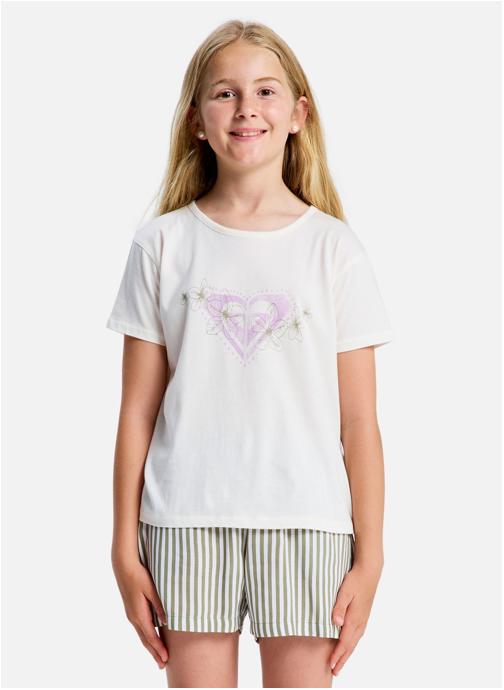 Roxy Tee-shirts Lilyregular Night fille blanc