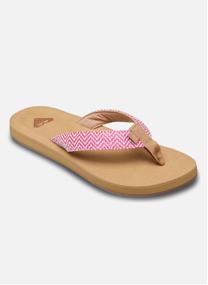 Tongs Porto Raffia femme marron