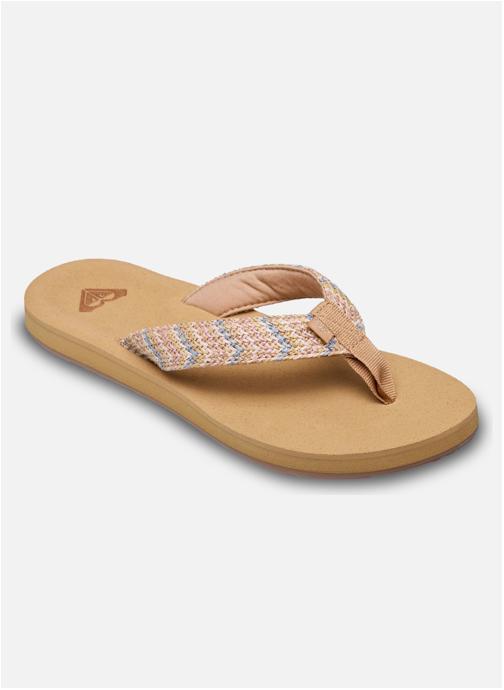 Roxy Tongs Porto Raffia femme beige