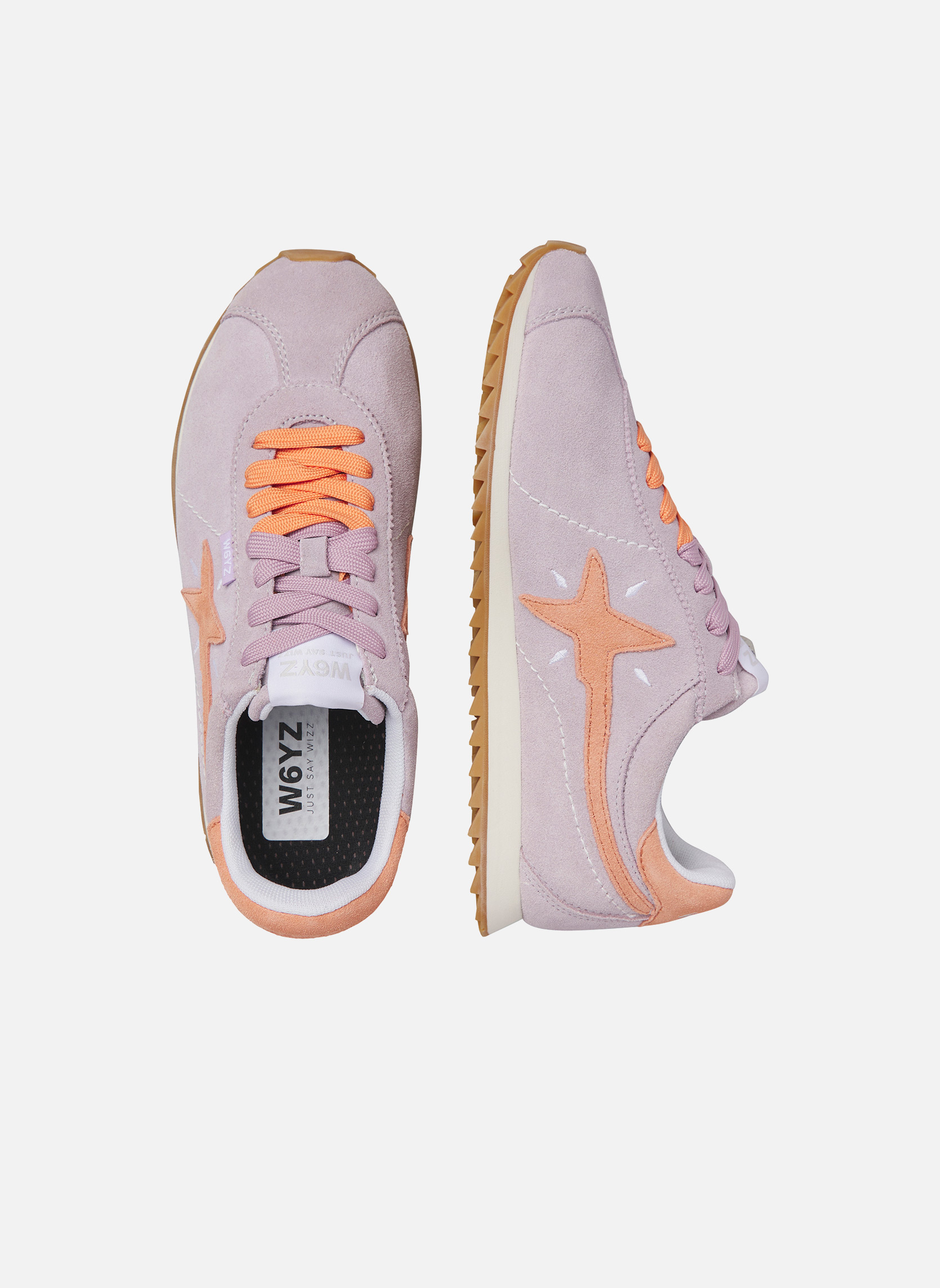 Baskets basses Sneakers TAHITI-W. Violet-Jaune femme violet W6YZ Baskets basses Sneakers TAHITI-W. Violet-Jaune femme violet Violet clair