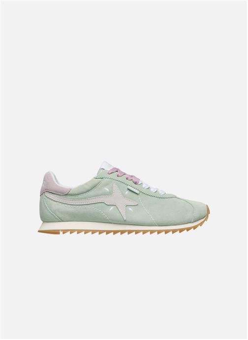 W6YZ Baskets basses Sneakers TAHITI-W. Violet-Jaune femme gris