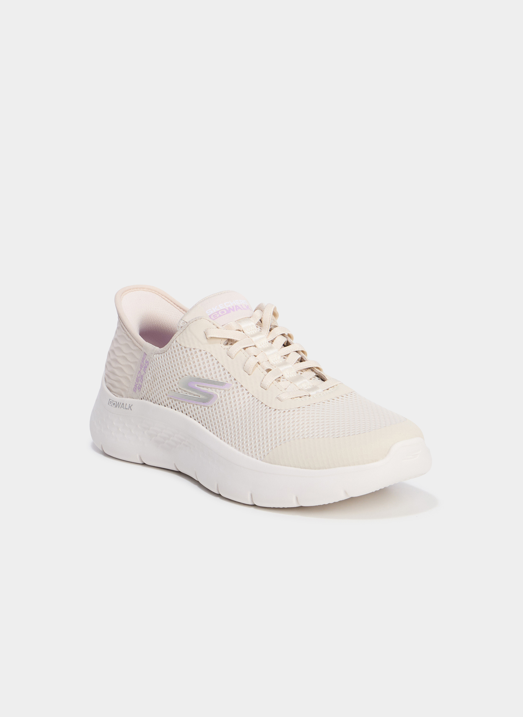 Baskets basses GOWALKFLEX_S_F_RUN_252 femme beige Skechers Baskets basses GOWALKFLEX_S_F_RUN_252 femme beige Beige