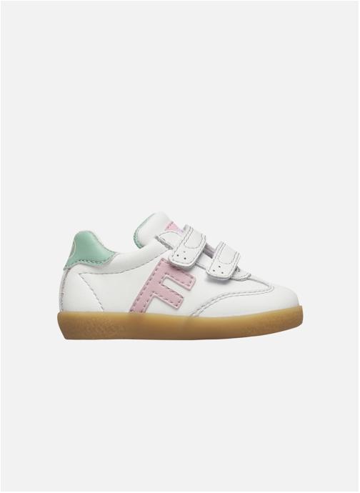 Falcotto Baskets basses Sneakers YSSEL VL. Blanc-Rose- garçon rose