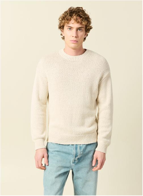 Bonobo Pulls Pulls col rond - MOULISOFTH homme beige