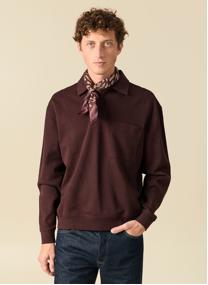 Polos POLBOXYMLH homme marron Bonobo Polos POLBOXYMLH homme marron Marron foncé