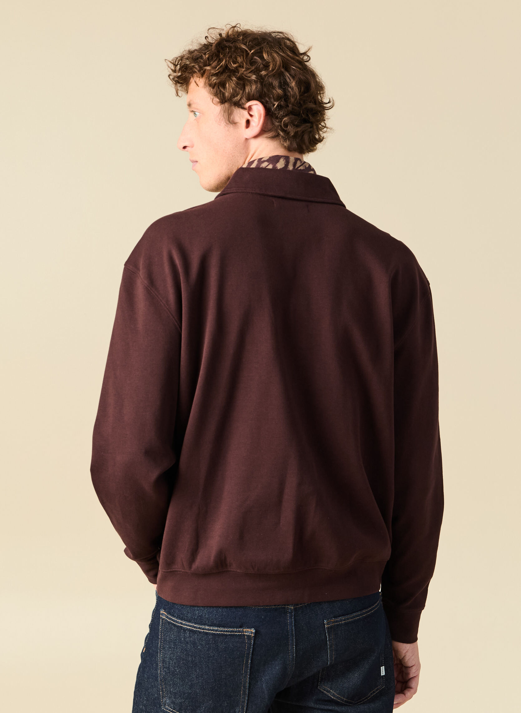 Polos POLBOXYMLH homme marron Bonobo Polos POLBOXYMLH homme marron Marron foncé