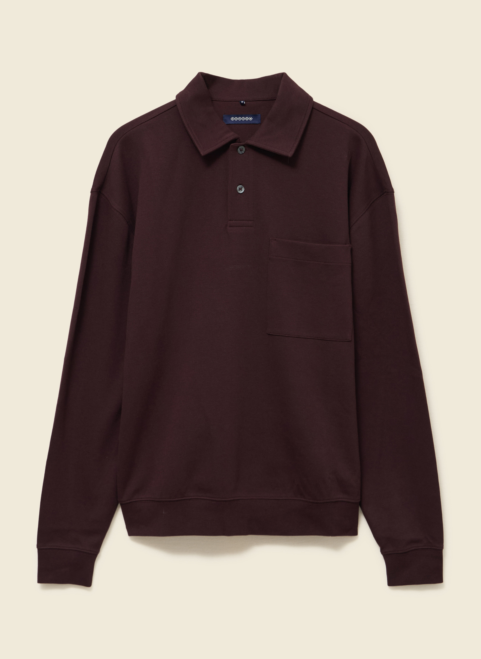Polos POLBOXYMLH homme marron Bonobo Polos POLBOXYMLH homme marron Marron foncé