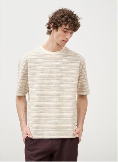 Bonobo Tee-shirts TEXTURETHNOH homme beige
