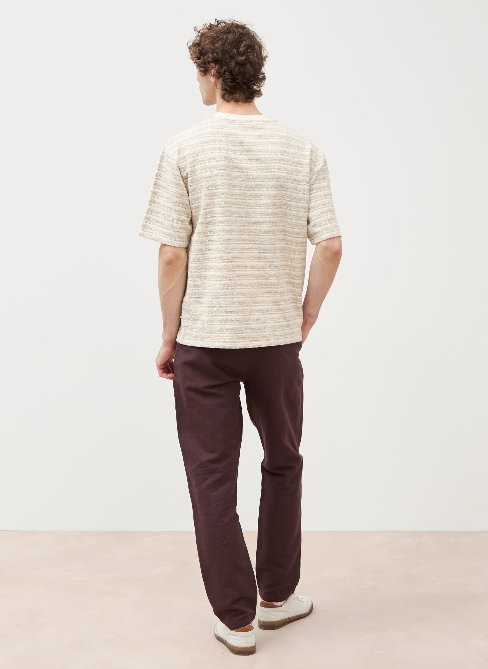 Tee-shirts TEXTURETHNOH homme beige Bonobo Tee-shirts TEXTURETHNOH homme beige Beige