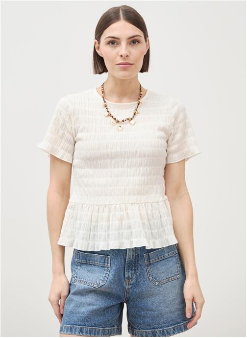 Bonobo Tee-shirts PEPLOCOUF femme beige
