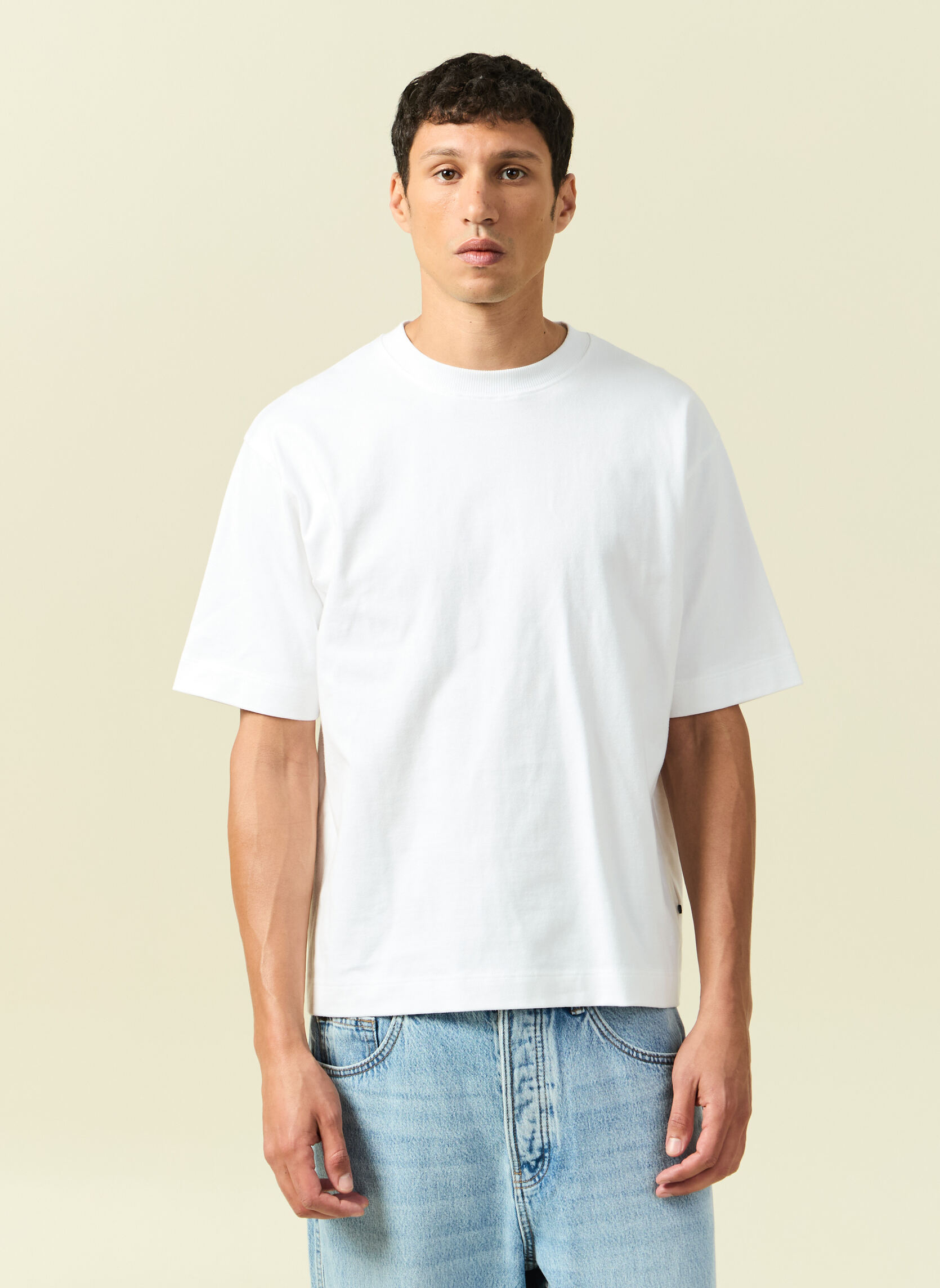 Tee-shirts HEAVYTEE1H homme blanc Bonobo Tee-shirts HEAVYTEE1H homme blanc Blanc
