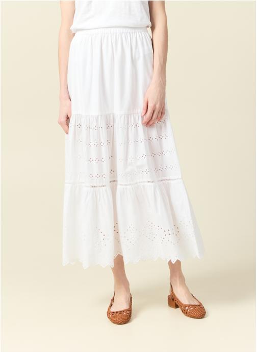 Bonobo Jupes mi-longues LANJULE#F femme blanc