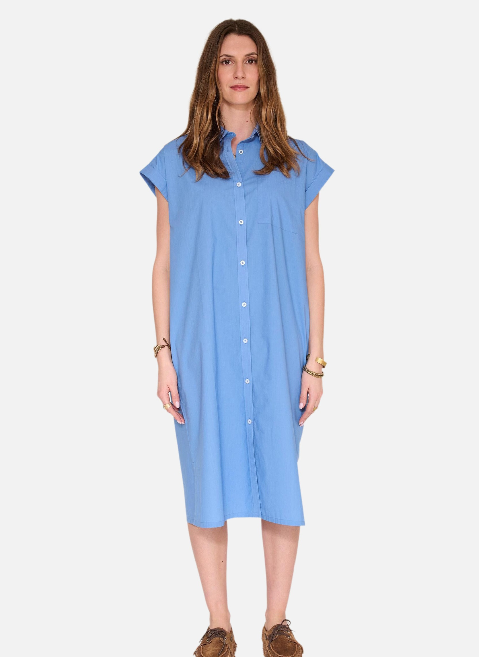 Robes Robe Rayna Azur femme bleu MKT Studio Robes Robe Rayna Azur femme bleu Bleu azur