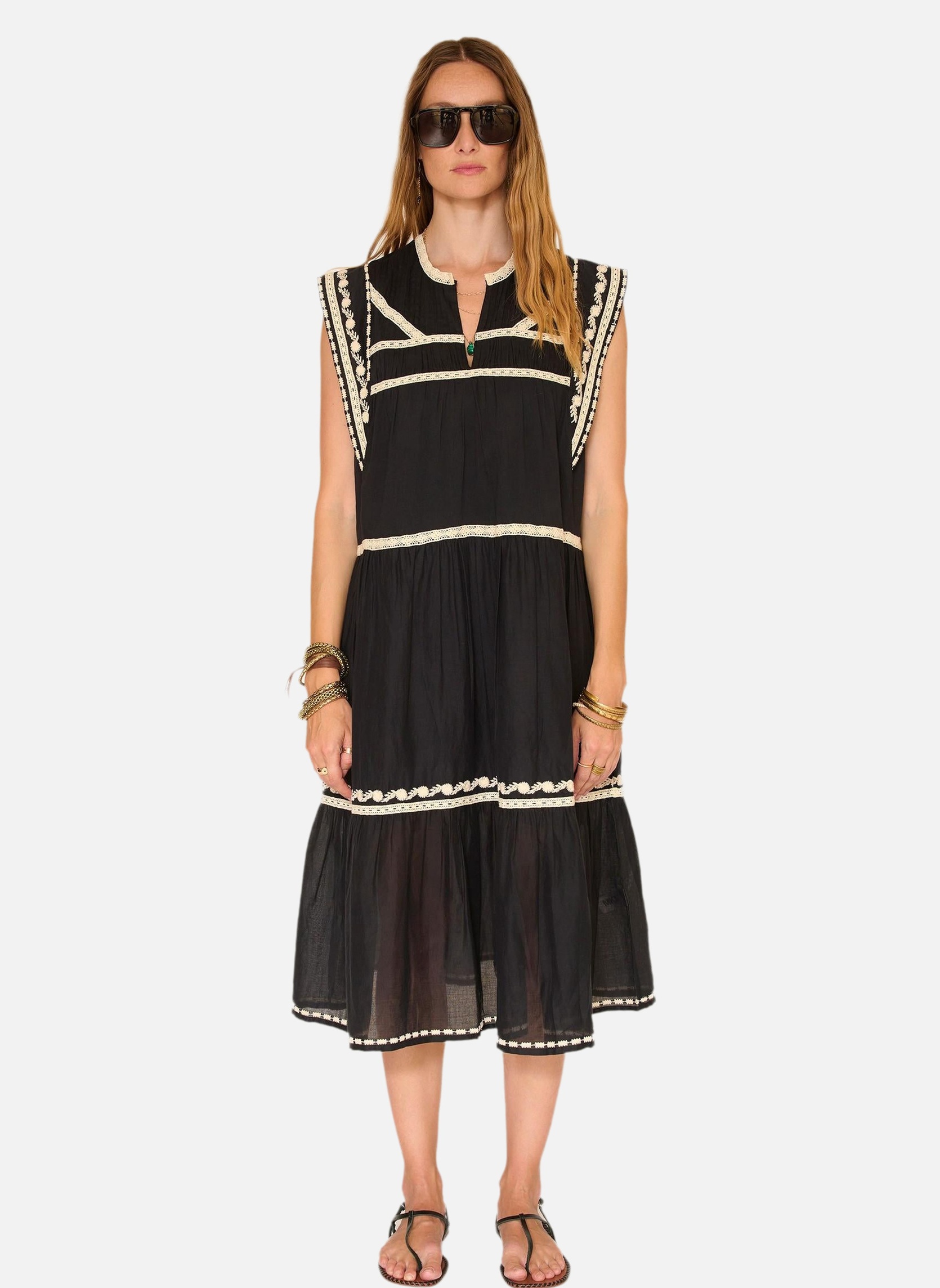 MKT Studio Robes Robe Roleo Black femme noir | Sarenza France