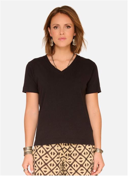 MKT Studio Tee-shirts Tee shirt Tony Boudoir femme noir