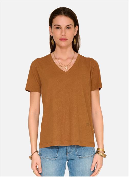 MKT Studio Tee-shirts Tee shirt Tony Boudoir femme marron
