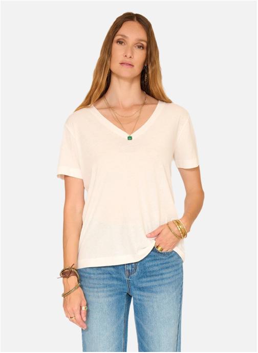 MKT Studio Tee-shirts Tee shirt Tony Boudoir femme blanc