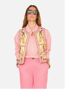 Gilets Gilet Geva Natural femme beige MKT Studio Gilets Gilet Geva Natural femme beige Ivoire