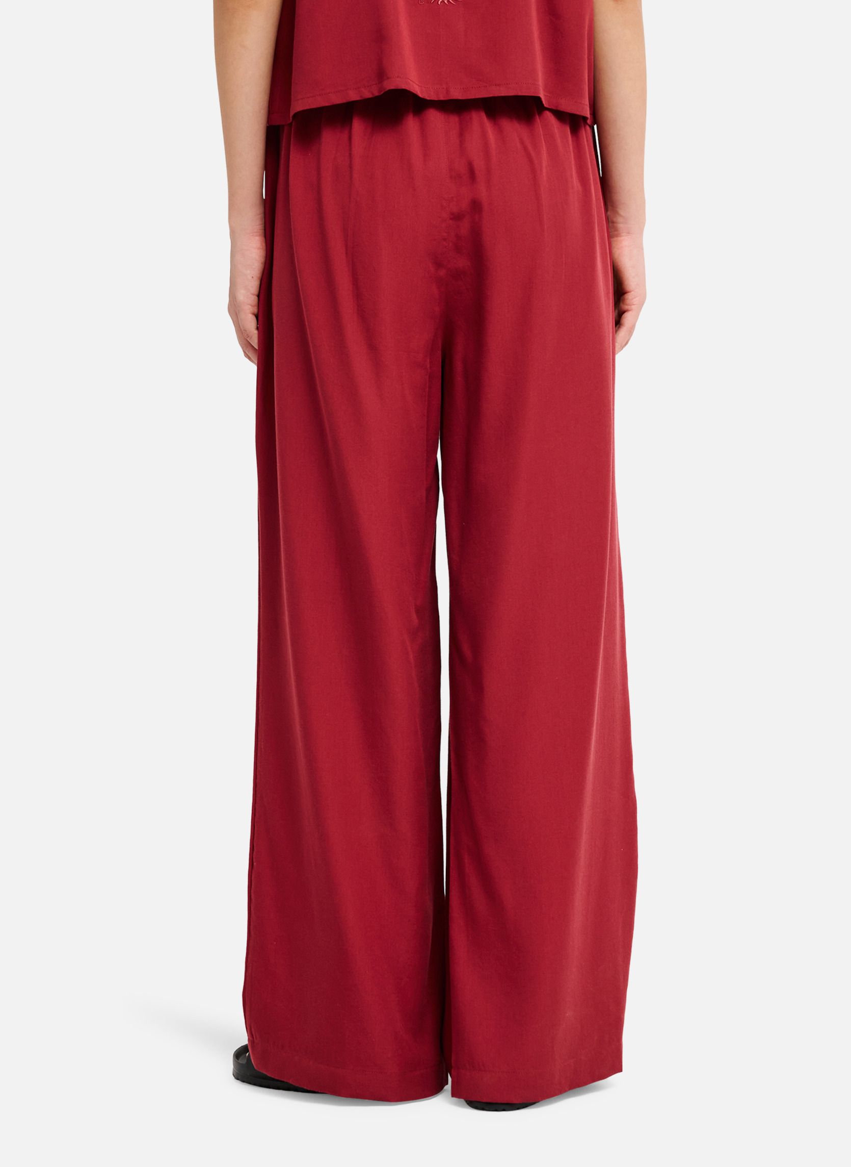Pantalons droit Vista femme rouge Quiksilver Pantalons droit Vista femme rouge Rouge