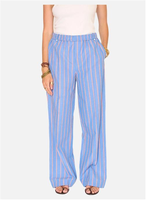 MKT Studio Pantalons droit Pantalon Parimo Blue femme bleu