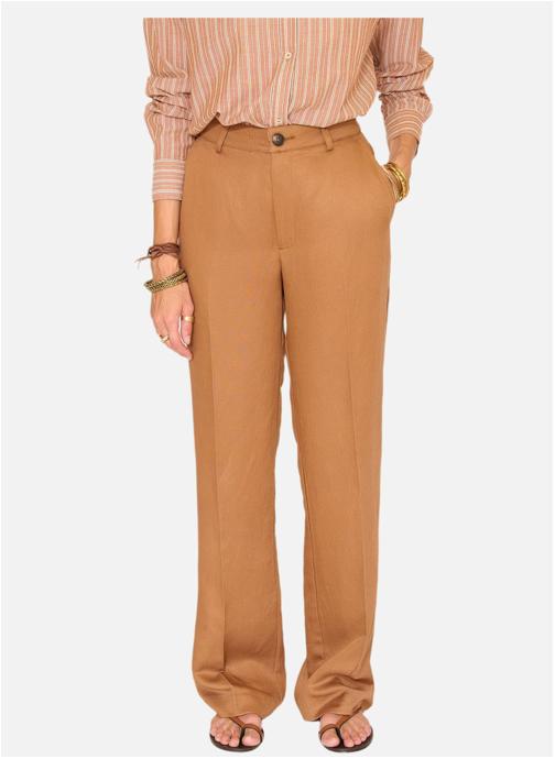 MKT Studio Pantalons droit Pantalon Povolita Blush femme marron