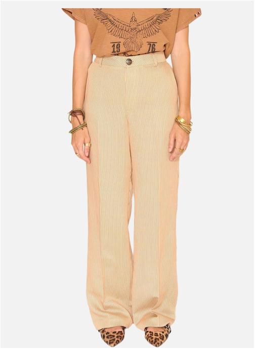 MKT Studio Pantalons droit Pantalon Pavri Sand femme beige